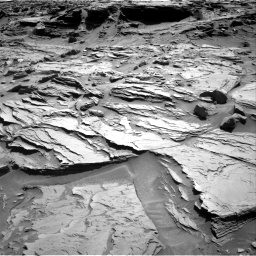 Nasa's Mars rover Curiosity acquired this image using its Right Navigation Camera on Sol 1289, at drive 2000, site number 53