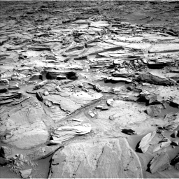 Nasa's Mars rover Curiosity acquired this image using its Left Navigation Camera on Sol 1290, at drive 2282, site number 53