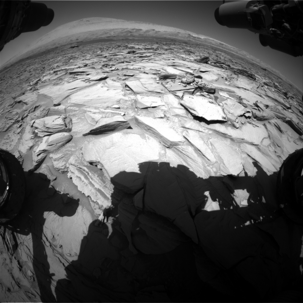 Nasa's Mars rover Curiosity acquired this image using its Front Hazard Avoidance Camera (Front Hazcam) on Sol 1291, at drive 2298, site number 53