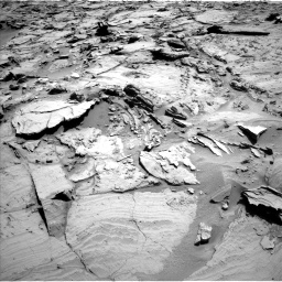 Nasa's Mars rover Curiosity acquired this image using its Left Navigation Camera on Sol 1292, at drive 2370, site number 53