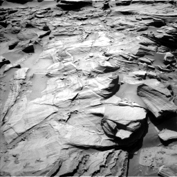 Nasa's Mars rover Curiosity acquired this image using its Left Navigation Camera on Sol 1292, at drive 2400, site number 53