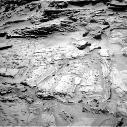 Nasa's Mars rover Curiosity acquired this image using its Left Navigation Camera on Sol 1294, at drive 2418, site number 53