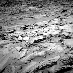 Nasa's Mars rover Curiosity acquired this image using its Left Navigation Camera on Sol 1296, at drive 2578, site number 53