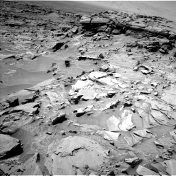 Nasa's Mars rover Curiosity acquired this image using its Left Navigation Camera on Sol 1296, at drive 2638, site number 53