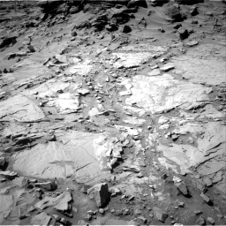 Nasa's Mars rover Curiosity acquired this image using its Right Navigation Camera on Sol 1296, at drive 2596, site number 53