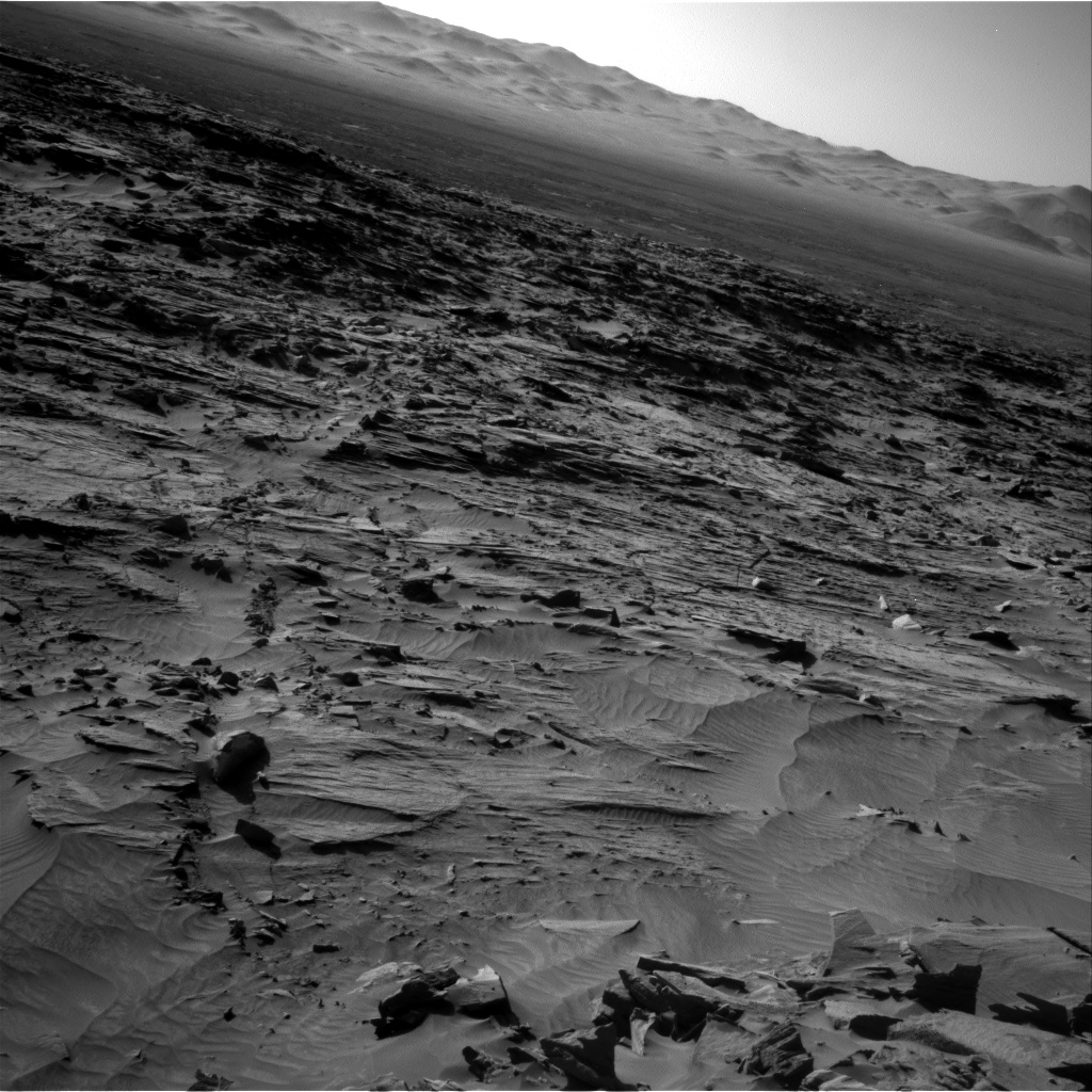 Nasa's Mars rover Curiosity acquired this image using its Right Navigation Camera on Sol 1296, at drive 2644, site number 53