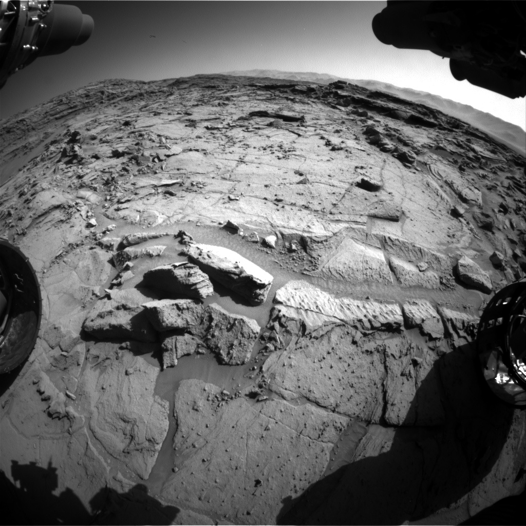 Nasa's Mars rover Curiosity acquired this image using its Front Hazard Avoidance Camera (Front Hazcam) on Sol 1298, at drive 2980, site number 53