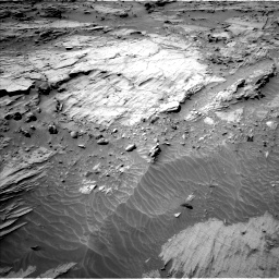 Nasa's Mars rover Curiosity acquired this image using its Left Navigation Camera on Sol 1298, at drive 2758, site number 53