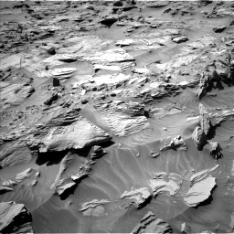Nasa's Mars rover Curiosity acquired this image using its Left Navigation Camera on Sol 1298, at drive 2806, site number 53