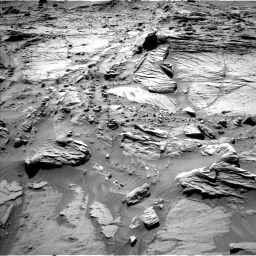 Nasa's Mars rover Curiosity acquired this image using its Left Navigation Camera on Sol 1298, at drive 2836, site number 53
