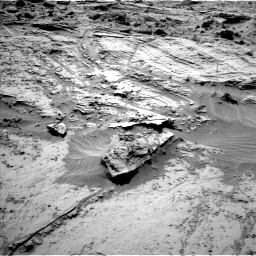 Nasa's Mars rover Curiosity acquired this image using its Left Navigation Camera on Sol 1298, at drive 2866, site number 53