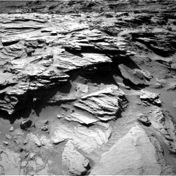 Nasa's Mars rover Curiosity acquired this image using its Right Navigation Camera on Sol 1298, at drive 2962, site number 53