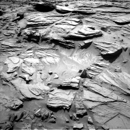 Nasa's Mars rover Curiosity acquired this image using its Left Navigation Camera on Sol 1301, at drive 2980, site number 53