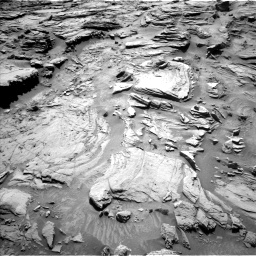 Nasa's Mars rover Curiosity acquired this image using its Left Navigation Camera on Sol 1301, at drive 3010, site number 53
