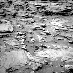 Nasa's Mars rover Curiosity acquired this image using its Left Navigation Camera on Sol 1301, at drive 3034, site number 53