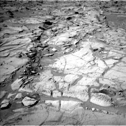 Nasa's Mars rover Curiosity acquired this image using its Left Navigation Camera on Sol 1301, at drive 3062, site number 53