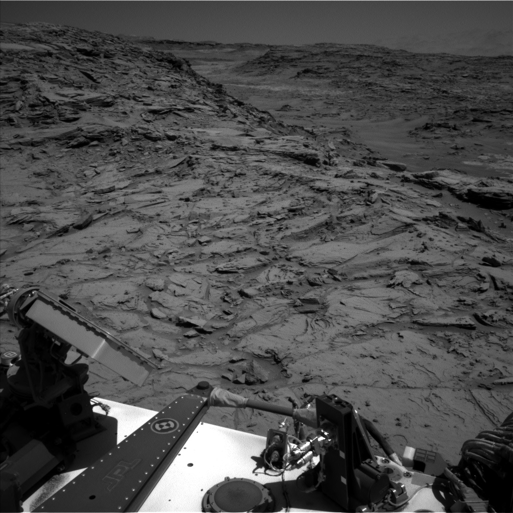 Nasa's Mars rover Curiosity acquired this image using its Left Navigation Camera on Sol 1305, at drive 10, site number 54