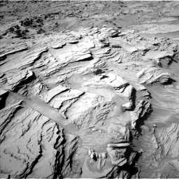 Nasa's Mars rover Curiosity acquired this image using its Left Navigation Camera on Sol 1309, at drive 46, site number 54