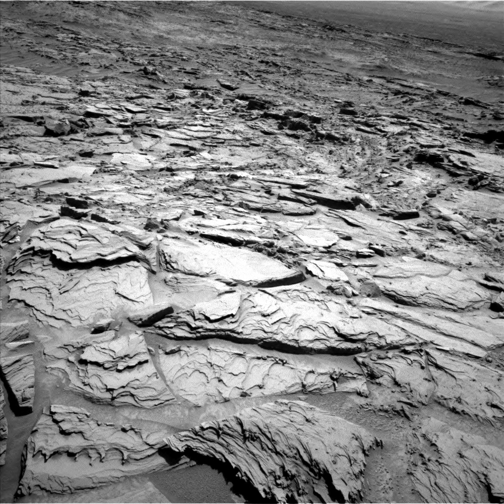 Nasa's Mars rover Curiosity acquired this image using its Left Navigation Camera on Sol 1309, at drive 64, site number 54