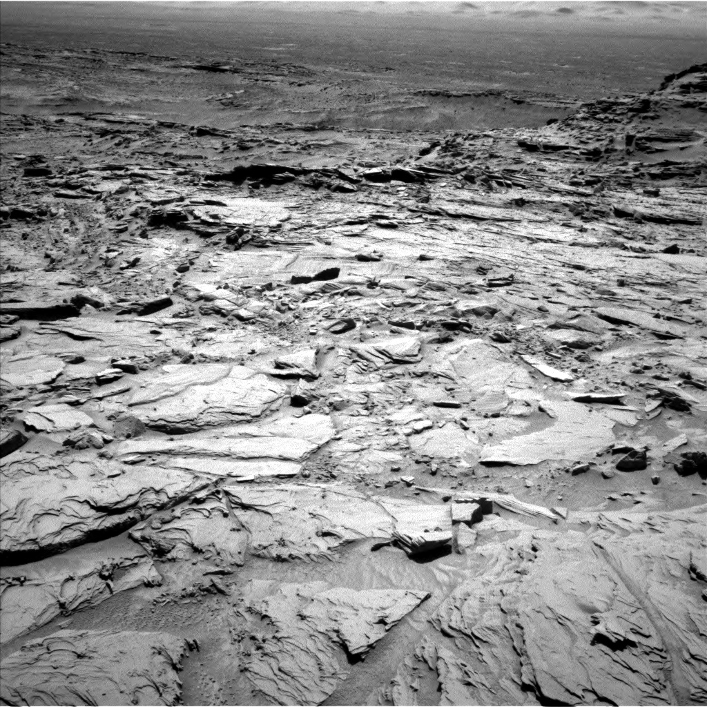 Nasa's Mars rover Curiosity acquired this image using its Left Navigation Camera on Sol 1309, at drive 64, site number 54