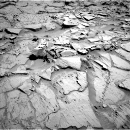 Nasa's Mars rover Curiosity acquired this image using its Left Navigation Camera on Sol 1310, at drive 124, site number 54