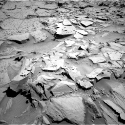 Nasa's Mars rover Curiosity acquired this image using its Left Navigation Camera on Sol 1310, at drive 136, site number 54