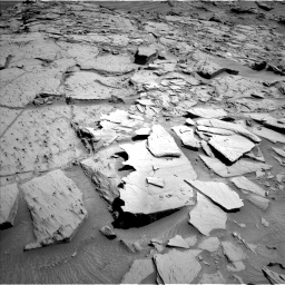 Nasa's Mars rover Curiosity acquired this image using its Left Navigation Camera on Sol 1310, at drive 154, site number 54