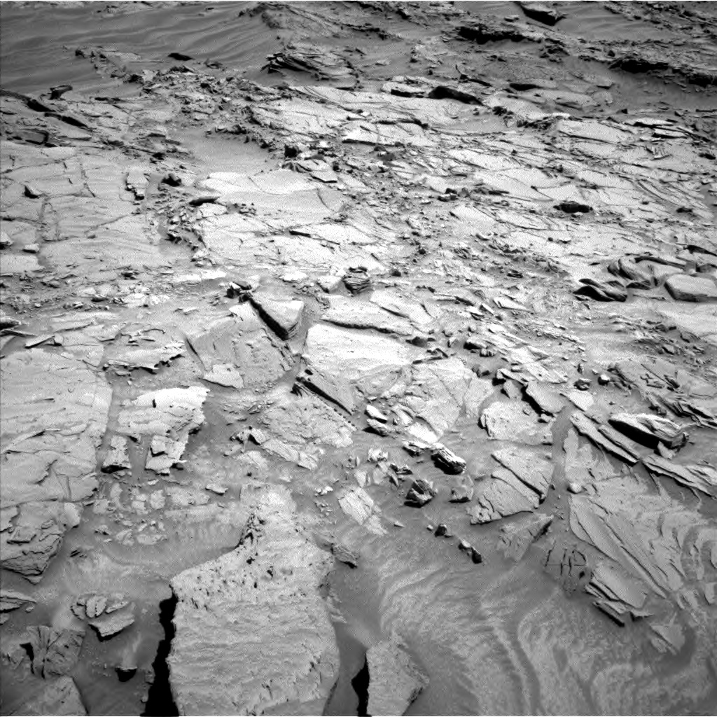 Nasa's Mars rover Curiosity acquired this image using its Left Navigation Camera on Sol 1310, at drive 196, site number 54