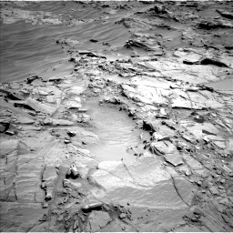 Nasa's Mars rover Curiosity acquired this image using its Left Navigation Camera on Sol 1310, at drive 220, site number 54