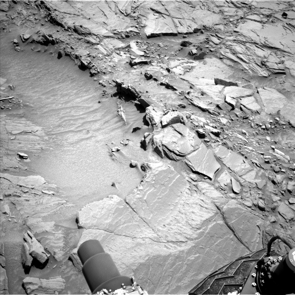 Nasa's Mars rover Curiosity acquired this image using its Left Navigation Camera on Sol 1310, at drive 238, site number 54