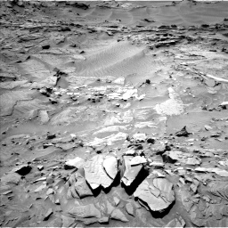 Nasa's Mars rover Curiosity acquired this image using its Left Navigation Camera on Sol 1311, at drive 334, site number 54