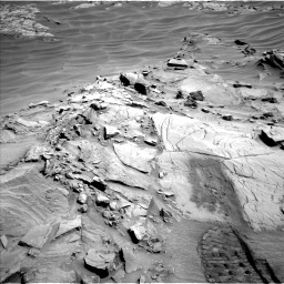 Nasa's Mars rover Curiosity acquired this image using its Left Navigation Camera on Sol 1311, at drive 340, site number 54