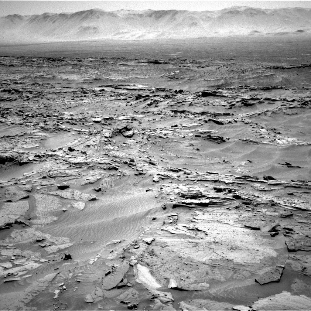 Nasa's Mars rover Curiosity acquired this image using its Left Navigation Camera on Sol 1312, at drive 388, site number 54