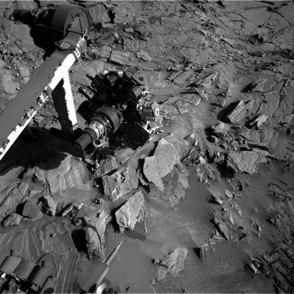 Nasa's Mars rover Curiosity acquired this image using its Right Navigation Camera on Sol 1313, at drive 388, site number 54