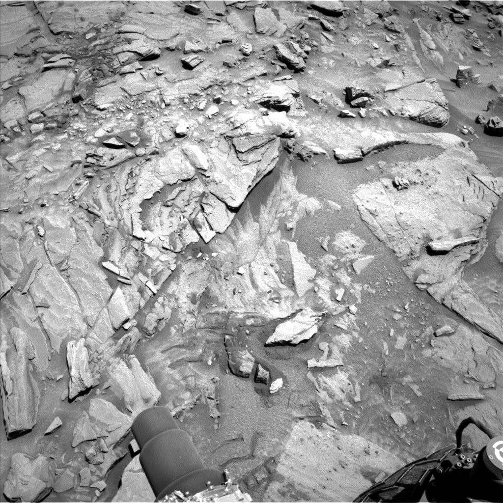 Nasa's Mars rover Curiosity acquired this image using its Left Navigation Camera on Sol 1315, at drive 412, site number 54