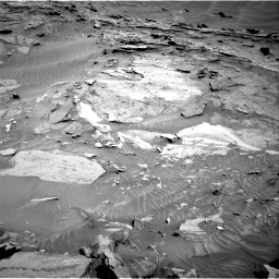 Nasa's Mars rover Curiosity acquired this image using its Right Navigation Camera on Sol 1315, at drive 394, site number 54