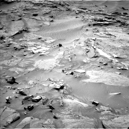 Nasa's Mars rover Curiosity acquired this image using its Left Navigation Camera on Sol 1316, at drive 418, site number 54