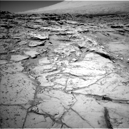 Nasa's Mars rover Curiosity acquired this image using its Left Navigation Camera on Sol 1316, at drive 520, site number 54