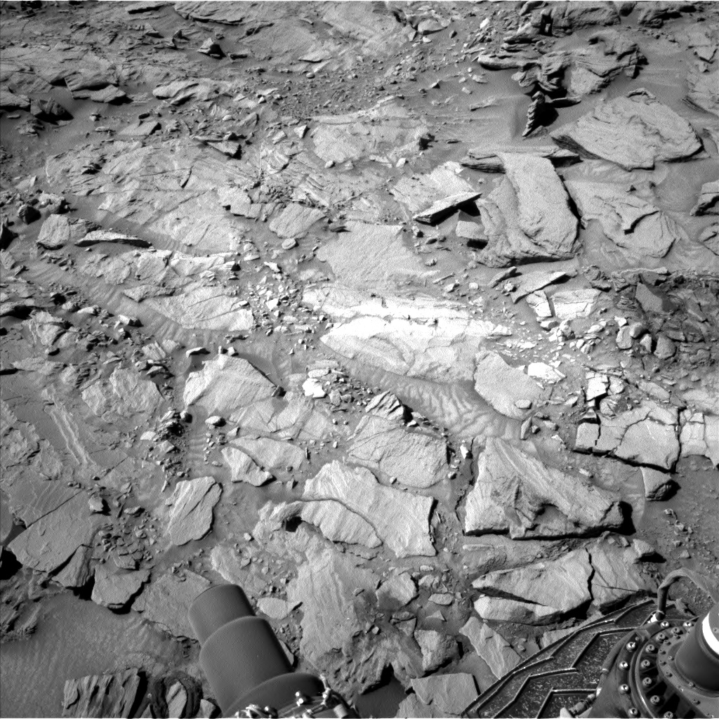 Nasa's Mars rover Curiosity acquired this image using its Left Navigation Camera on Sol 1316, at drive 668, site number 54