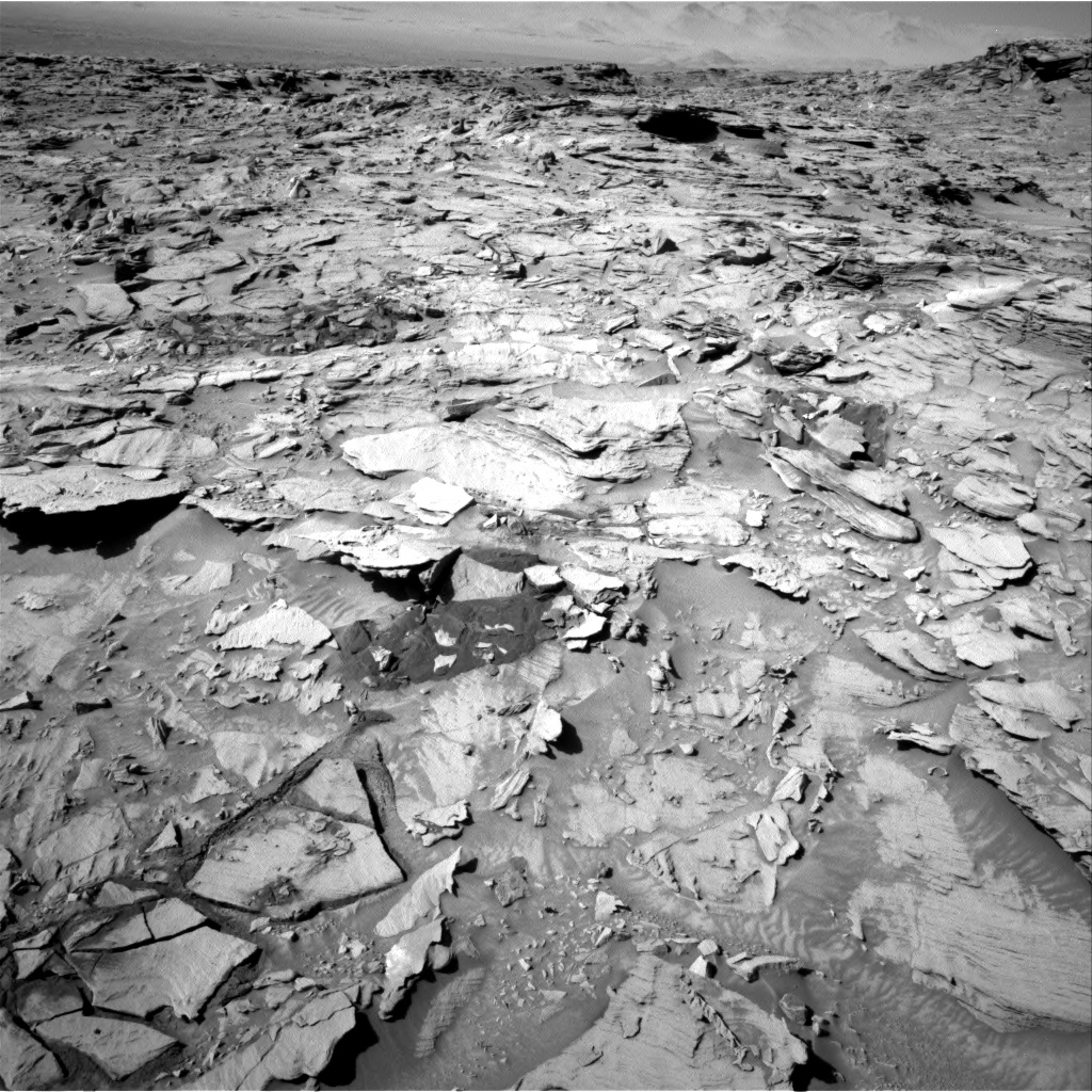 Nasa's Mars rover Curiosity acquired this image using its Right Navigation Camera on Sol 1316, at drive 622, site number 54
