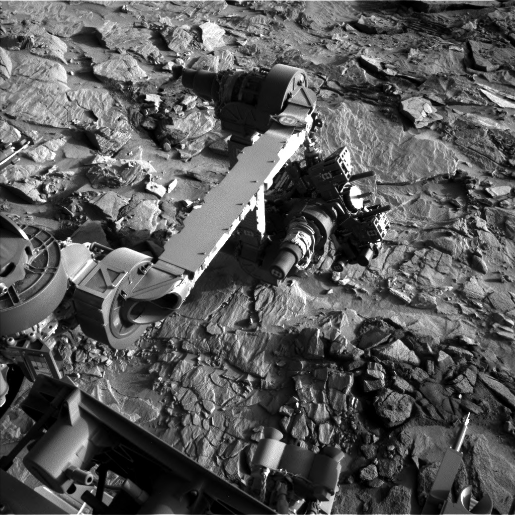 Nasa's Mars rover Curiosity acquired this image using its Left Navigation Camera on Sol 1318, at drive 746, site number 54