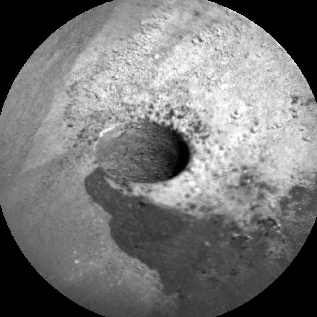 Nasa's Mars rover Curiosity acquired this image using its Chemistry & Camera (ChemCam) on Sol 1323, at drive 746, site number 54