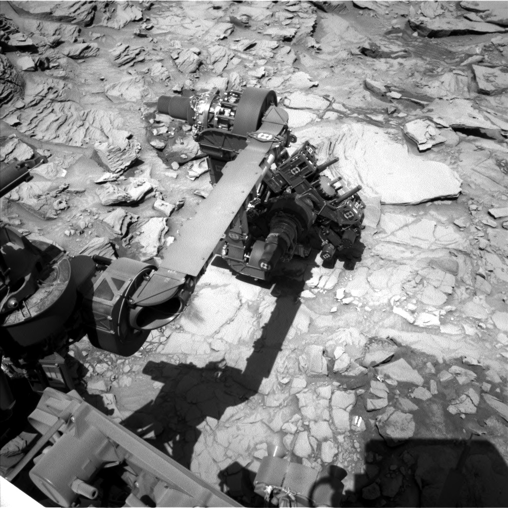 Nasa's Mars rover Curiosity acquired this image using its Left Navigation Camera on Sol 1328, at drive 746, site number 54