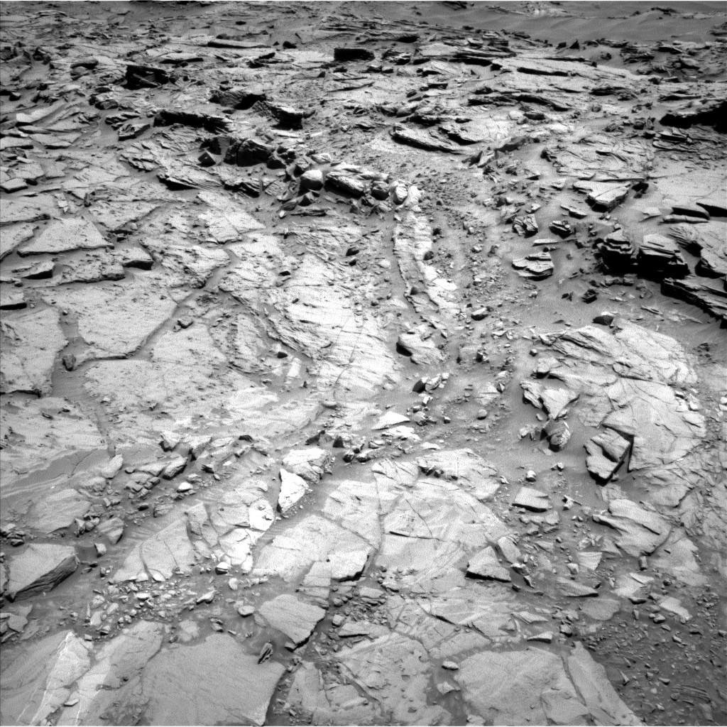 Nasa's Mars rover Curiosity acquired this image using its Left Navigation Camera on Sol 1329, at drive 746, site number 54