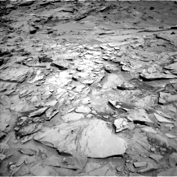 Nasa's Mars rover Curiosity acquired this image using its Left Navigation Camera on Sol 1329, at drive 866, site number 54