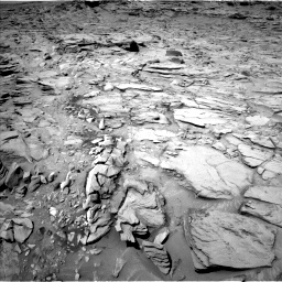 Nasa's Mars rover Curiosity acquired this image using its Left Navigation Camera on Sol 1329, at drive 884, site number 54
