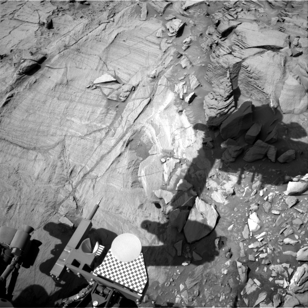 Nasa's Mars rover Curiosity acquired this image using its Right Navigation Camera on Sol 1329, at drive 938, site number 54