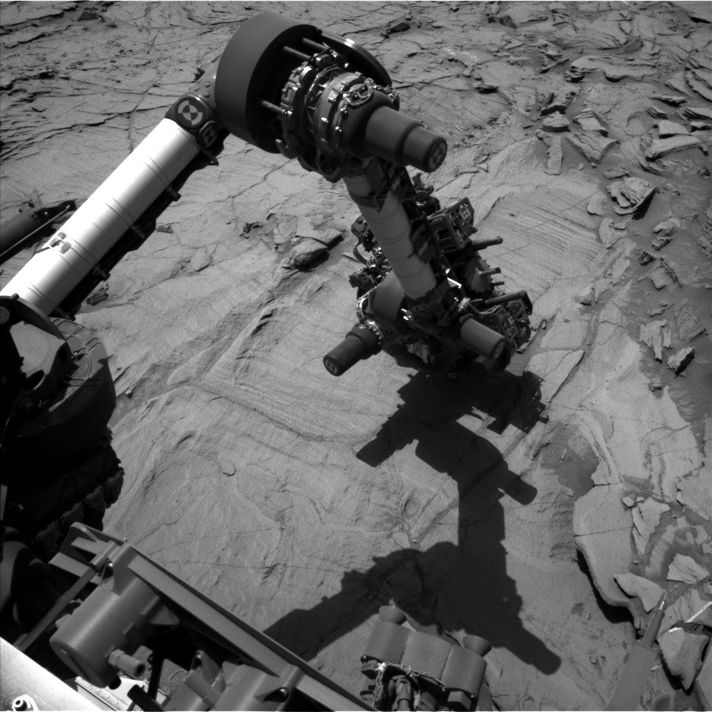 Nasa's Mars rover Curiosity acquired this image using its Left Navigation Camera on Sol 1331, at drive 938, site number 54