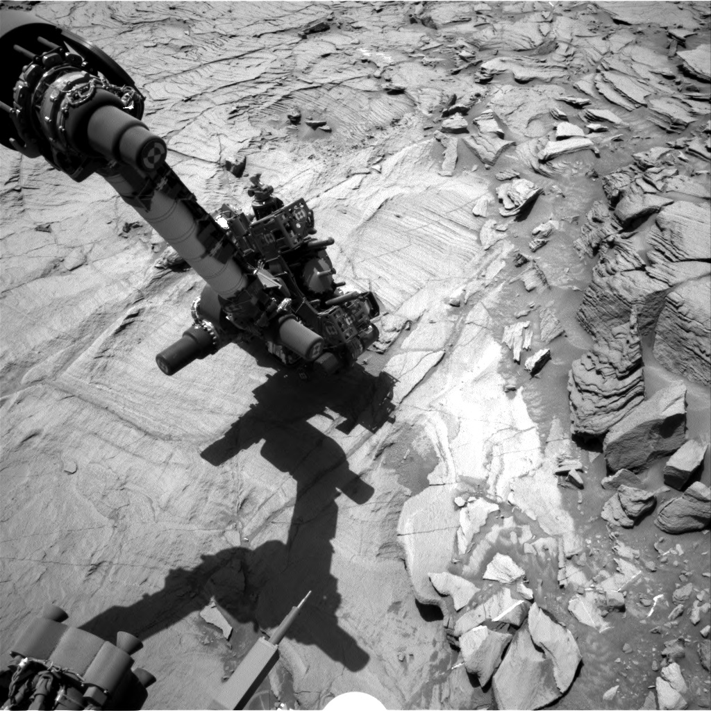Nasa's Mars rover Curiosity acquired this image using its Right Navigation Camera on Sol 1331, at drive 938, site number 54