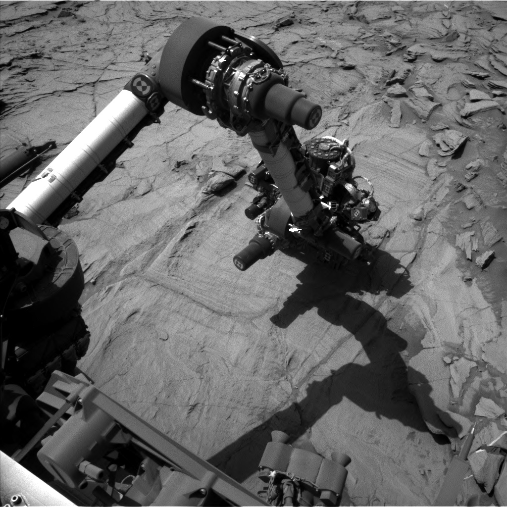Nasa's Mars rover Curiosity acquired this image using its Left Navigation Camera on Sol 1332, at drive 938, site number 54